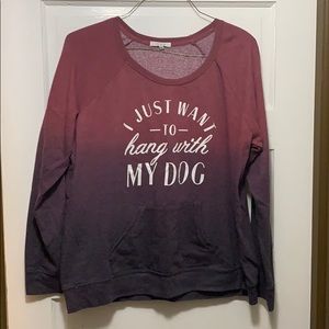 Maurices XL Dog sweatshirt